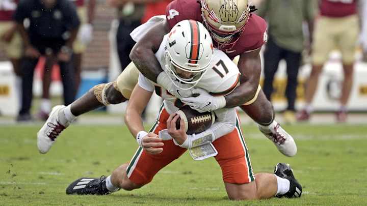 Miami Quarterback Suffers 'Significant' Arm Injury, Hospitalized After Loss To Florida State