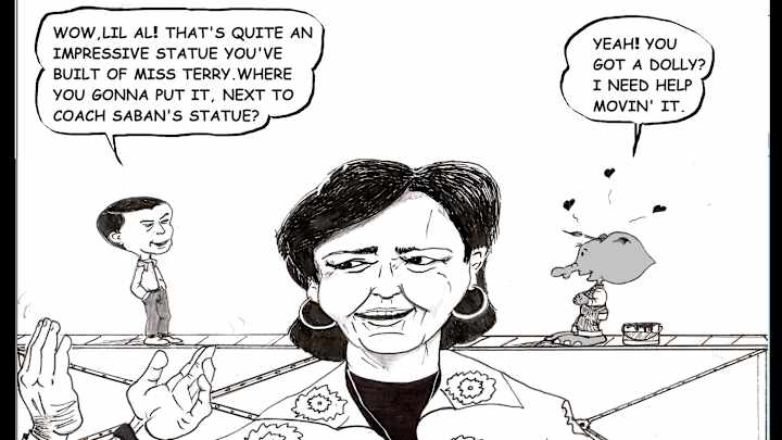 Crimson Tikes: Saban Statuesque