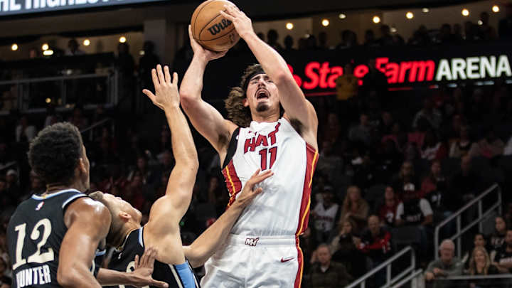 Miami Heat vs. Atlanta Hawks Play Of The Night: Jaime Jaquez Jr. Crossover Puts Defender On The Hardwood