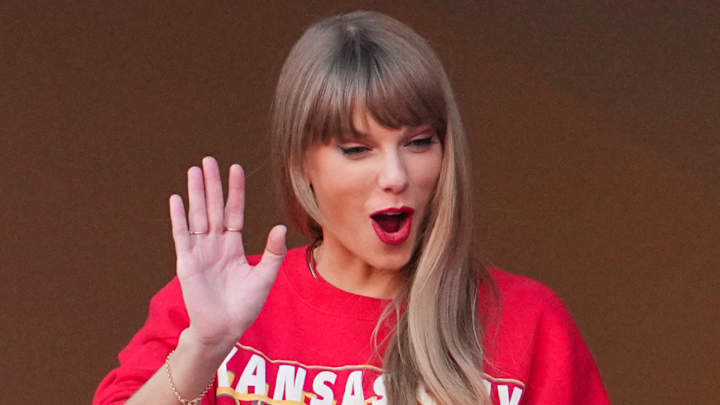 Video Emerges of Travis Kelce’s Reaction to Taylor Swift Singing About Him During Concert
