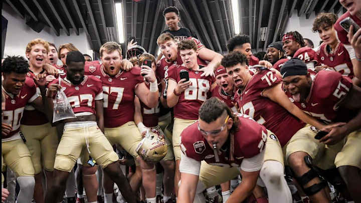 WATCH: Three Seminoles Shatter The Rock After Florida State's Third Straight Win Over Miami