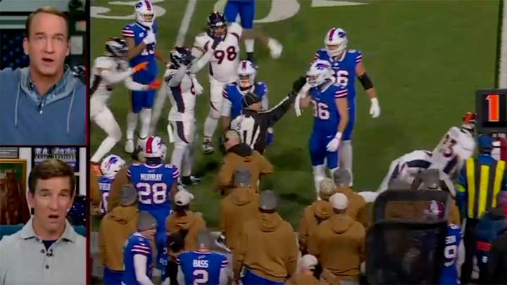 Eli Manning Takes a Jab at Peyton for Homer Broncos Call on ManningCast Eli Manning Takes a Jab at Peyton for Homer Broncos Call on ManningCast