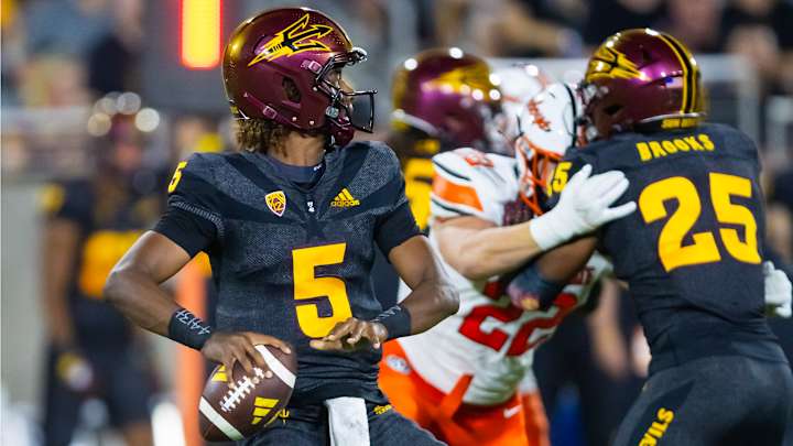 Arizona State QB Jaden Rashada Returns to Practice Ahead of Oregon Matchup Arizona State QB Jaden Rashada Returns to Practice Ahead of Oregon Matchup
