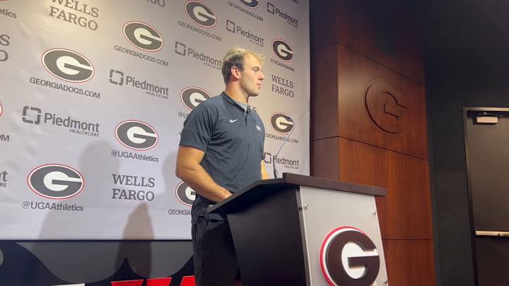 Brock Bowers Talks Coming Back from Injury, Matchup Against Tennessee Brock Bowers Talks Coming Back from Injury, Matchup Against Tennessee