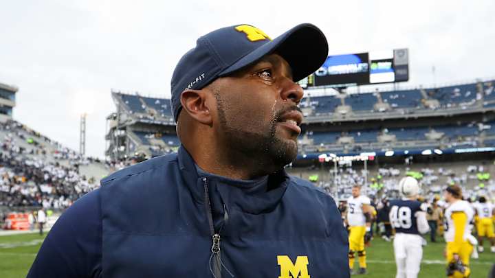Michigan’s Sherrone Moore Apologized to Mother, Grandmother for Cursing in Interview Michigan’s Sherrone Moore Apologized to Mother, Grandmother for Cursing in Interview