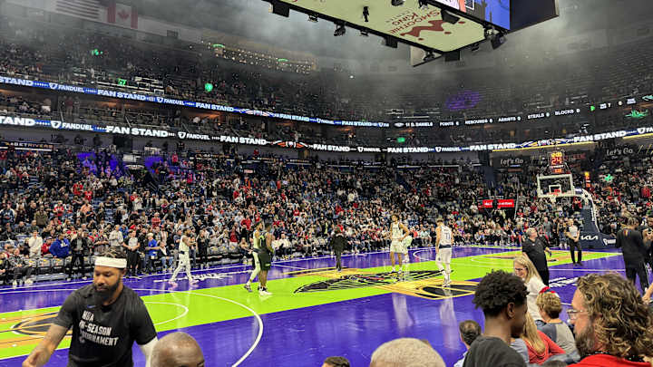 Luka Doncic Criticizes ‘Slippery’ NBA In-Season Tournament Court; Turnovers Doom Dallas Mavs in New Orleans Luka Doncic Criticizes ‘Slippery’ NBA In-Season Tournament Court; Turnovers Doom Dallas Mavs in New Orleans