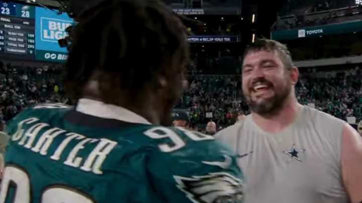 'You're Special!' Dallas Cowboys' Zack Martin Evaluates Eagles Rookie Jalen Carter: VIDEO