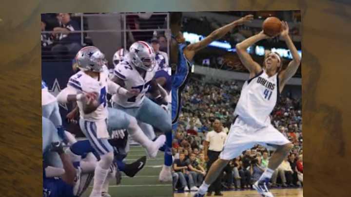 Dak 'One-Legged Fadeaway Was Crazy!' Dallas Cowboys Jake Ferguson Marvels at Prescott Dak 'One-Legged Fadeaway Was Crazy!' Dallas Cowboys Jake Ferguson Marvels at Prescott