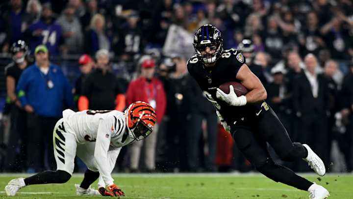 Ravens Tight End Mark Andrews Suffers Ankle Injury, Won't Return in Thursday Night Matchup With Bengals