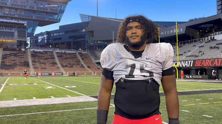 Watch: UC Left Tackle John Williams Opens Up About His Strong Past Few Games, UC's Rushing Attack, And More Watch: UC Left Tackle John Williams Opens Up About His Strong Past Few Games, UC's Rushing Attack, And More