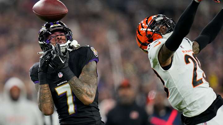 Report: Cam Taylor-Britt 'Day-to-Day' with Quad Injury Suffered Against Ravens