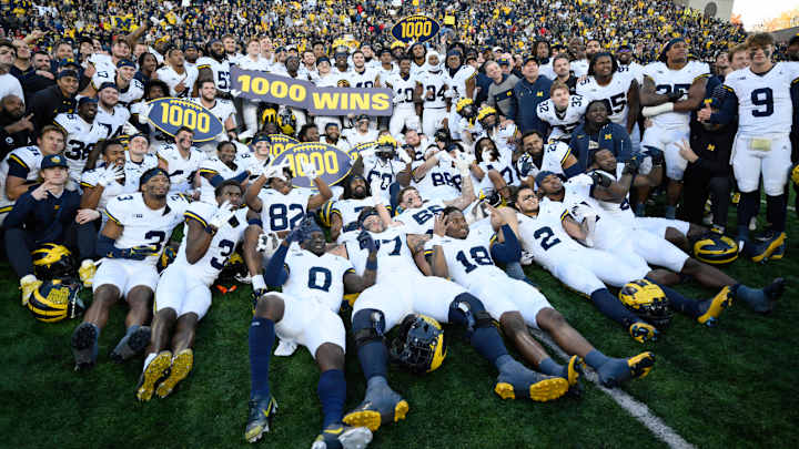 Michigan Becomes First College Football Program to 1,000 All-Time Wins