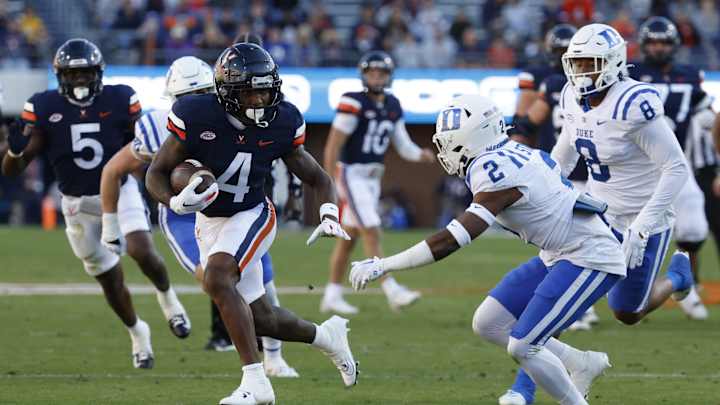 Virginia Uses Strong 2nd Half to Surge Past Duke 30-27 Virginia Uses Strong 2nd Half to Surge Past Duke 30-27