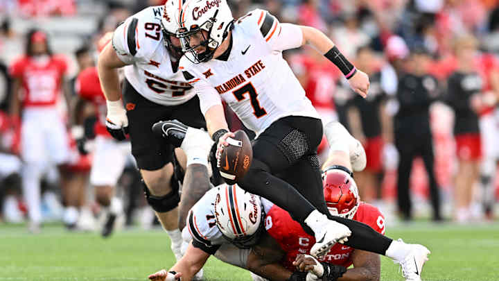 Brennan Presley, Ollie Gordon Lead Oklahoma State to Comeback Win Against Houston