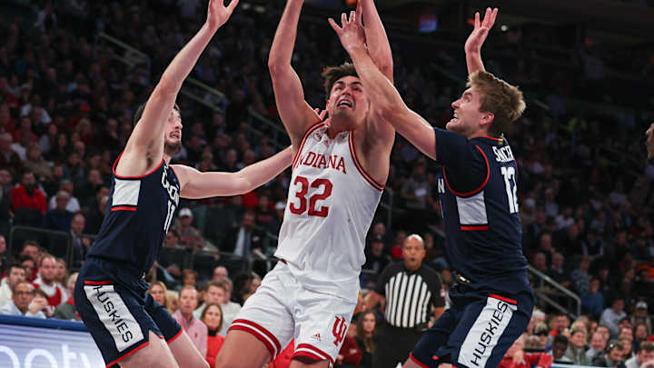 Indiana Fails First Big Test in 77-57 Loss to No. 5 Connecticut