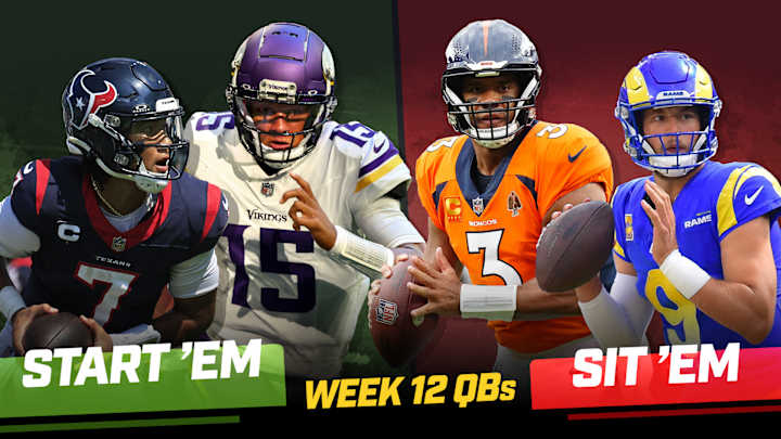 Start ’Em, Sit ’Em Quarterbacks Fantasy Football Week 12: C.J. Stroud Still Going Strong Start ’Em, Sit ’Em Quarterbacks Fantasy Football Week 12: C.J. Stroud Still Going Strong