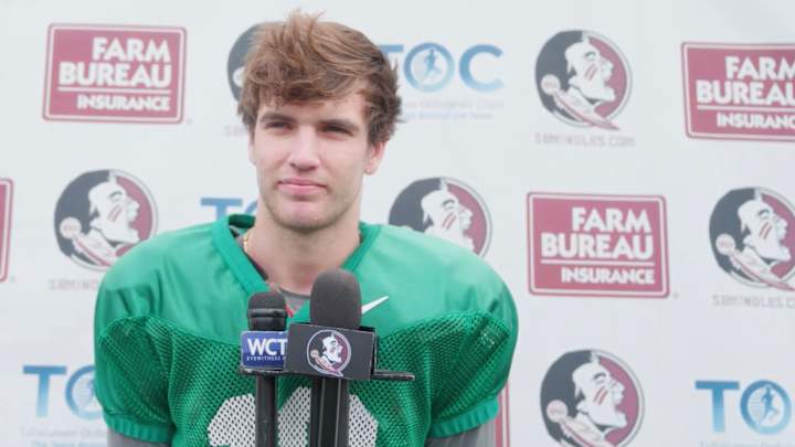 Florida State's Tate Rodemaker Discusses New Role as Starting Quarterback