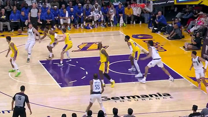 Luka Dončić Threw a Laser Pass Between LeBron James’s Legs, and NBA Fans Were in Awe