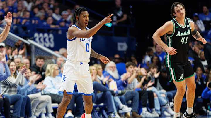 Takeaways: Kentucky's offense exploded to blow out Marshall 118-82
