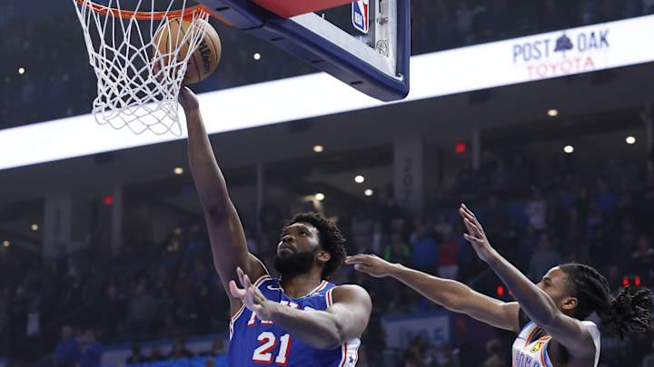 Joel Embiid Tops LeBron James With Performance vs. Thunder
