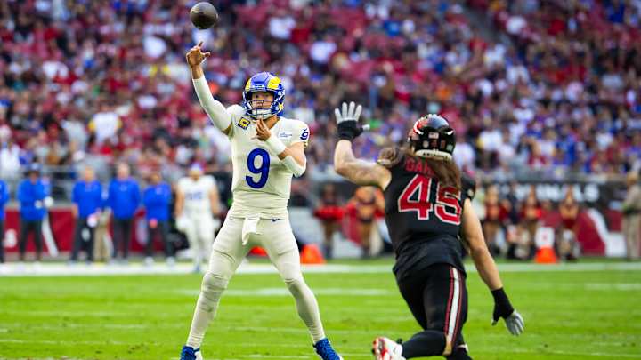 Los Angeles Rams Hold Sizable Lead Over Division Rival Arizona Cardinals at Halftime