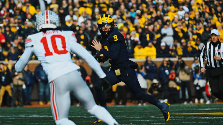 J.J. McCarthy Says He Is 'Almost Perfectly Healed' Heading Into Big Ten Championship Game