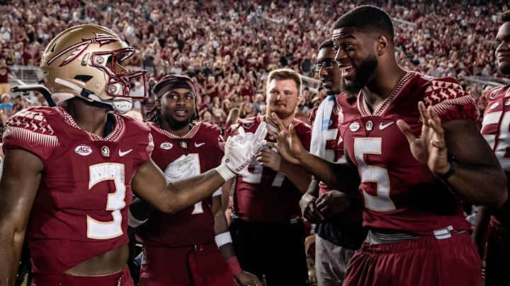 FSU's Jared Verse and Trey Benson Named ACC Players of the Week After Win Over Florida
