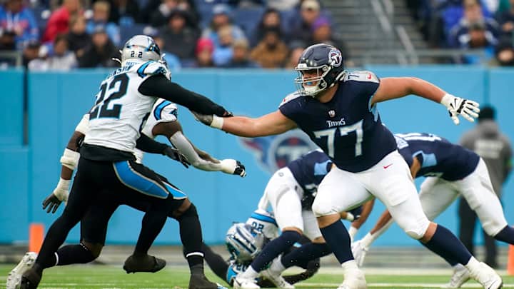 Tennessee Titans OL Peter Skoronski Named to ESPN's 'All-Youngster' Team