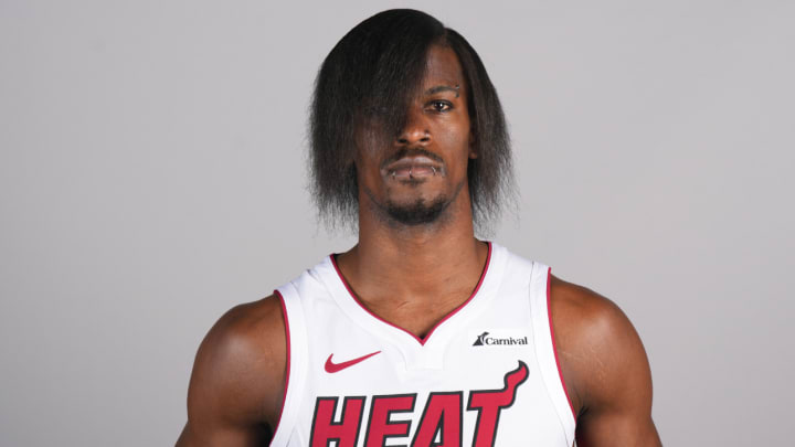 Jimmy Butler Files ‘Emo Jimbo’ Trademark After Viral Heat Media Day Appearance