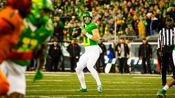 What Oregon Ducks QB Bo Nix Said Before the Pac-12 Championship