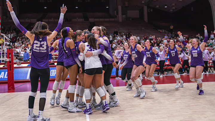 TCU Volleyball Knocks Off No. 22 Florida State in NCAA Tournament