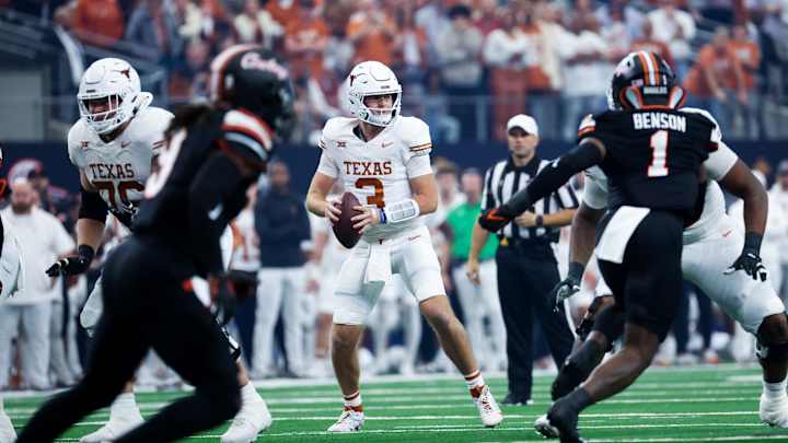 Texas Longhorns QB Quinn Ewers Breaks Big 12 Championship Game Passing Record In Win Over Oklahoma State Cowboys Texas Longhorns QB Quinn Ewers Breaks Big 12 Championship Game Passing Record In Win Over Oklahoma State Cowboys
