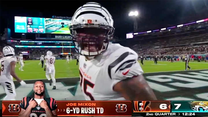 Bengals' Orlando Brown Jr. Makes NSFW Remark to Camera While Celebrating Joe Mixon TD Bengals' Orlando Brown Jr. Makes NSFW Remark to Camera While Celebrating Joe Mixon TD