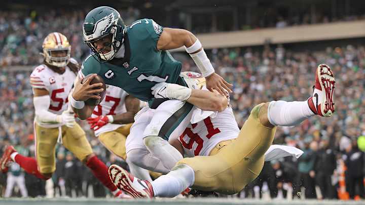 Nick Bosa Believes 49ers Created Jalen Hurts ‘Blueprint’ For Cowboys to Stop Eagles QB Nick Bosa Believes 49ers Created Jalen Hurts ‘Blueprint’ For Cowboys to Stop Eagles QB