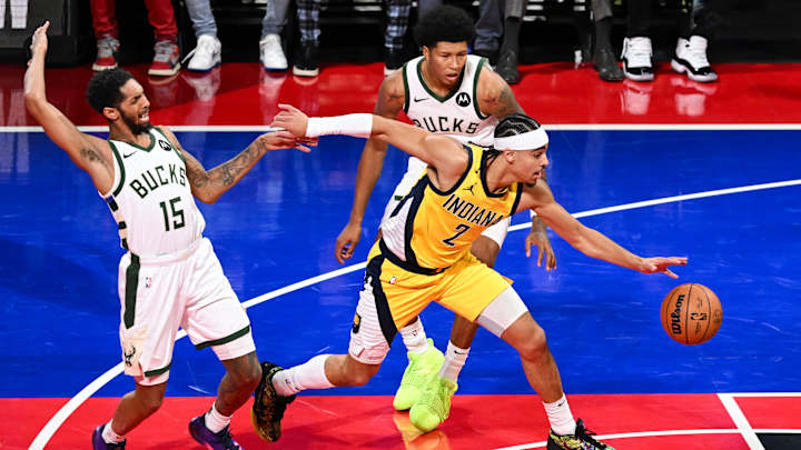 Andrew Nembhard out for NBA In-Season Tournament Finals for Indiana Pacers, believed to not be long-term knee injury