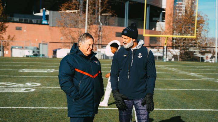 New England Patriots Bill Belichick 'Looking Forward' to Army-Navy Game at Gillette Stadium New England Patriots Bill Belichick 'Looking Forward' to Army-Navy Game at Gillette Stadium