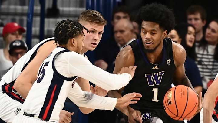 Huskies Rally From 11 Down to Upset No. 7 Gonzaga 78-73