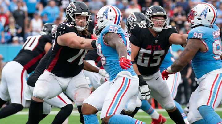 Atlanta Falcons Injury Update: Chris Lindstrom, Jake Matthews 'Real Chance' to Play vs. Carolina Panthers