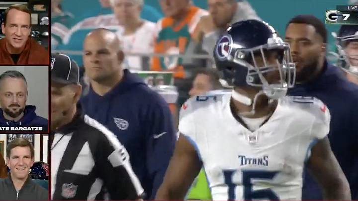 Peyton Manning Had Comical Take About His Old Center’s Butt During ‘ManningCast’ Peyton Manning Had Comical Take About His Old Center’s Butt During ‘ManningCast’