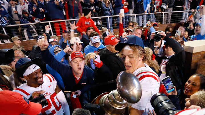 QB Jaxson Dart: Ole Miss Rebels 'Absolutely' Have Momentum Ahead of Peach Bowl vs. Penn State