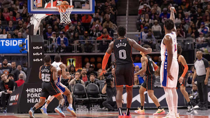 Detroit Pistons Set to Miss Two Players vs Sixers