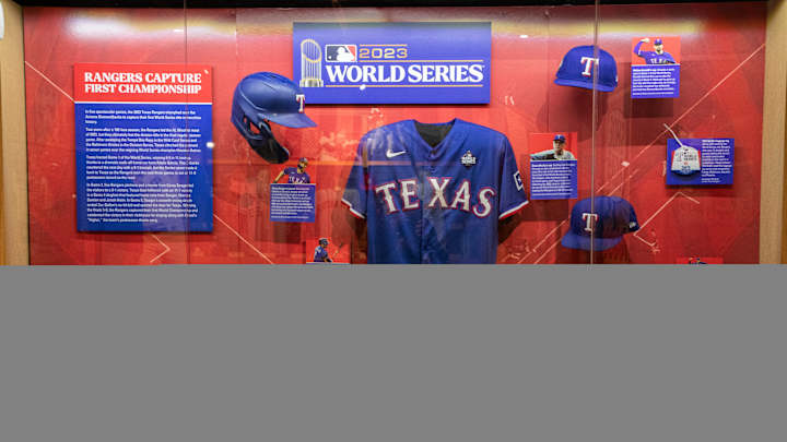 Texas Rangers World Series Title Exhibit Open At Hall of Fame And It's Spectacular