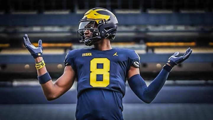 Lugard Edokpayi Looks Right At Home In The Maize And Blue Lugard Edokpayi Looks Right At Home In The Maize And Blue