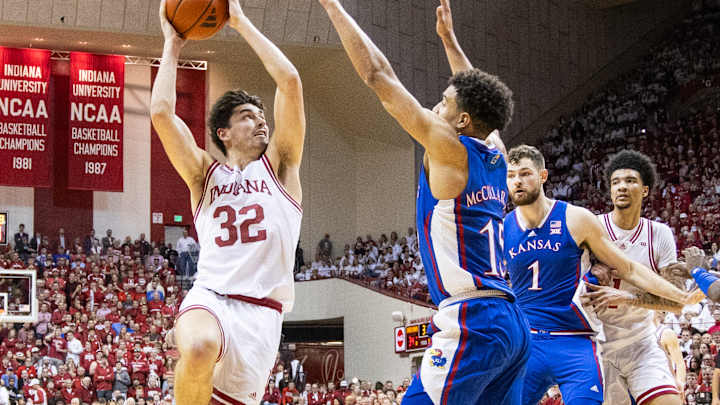 Hawking Points: Kansas Fights Back to Claim Road Win Over Indiana 75-71
