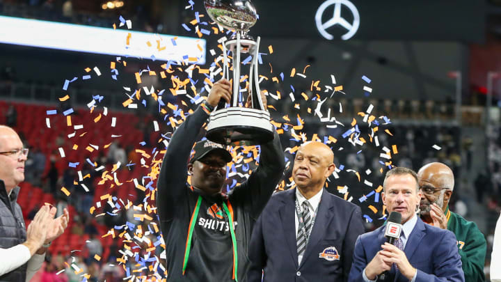 PHOTOS: Florida A&M Defeats Howard, Wins First Celebration Bowl In School History PHOTOS: Florida A&M Defeats Howard, Wins First Celebration Bowl In School History