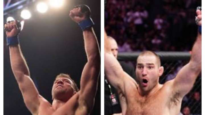 Sean Strickland and Dricus Du Plessis Brawl In Stands at UFC 296