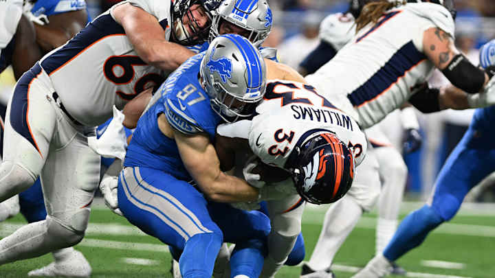 Aaron Glenn, Lions Defense Praised for Pressuring Russell Wilson Aaron Glenn, Lions Defense Praised for Pressuring Russell Wilson