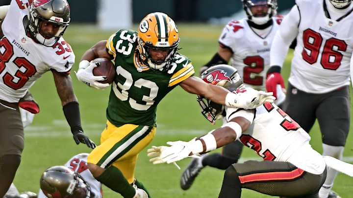Updates: Will Packers RBs Aaron Jones, AJ Dillon Play vs. Buccaneers?