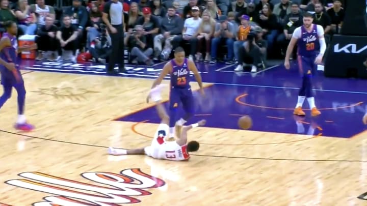 Jordan Poole Fell Victim to Karma in Comical Fashion Moments After His Awful Flop Attempt vs. Suns Jordan Poole Fell Victim to Karma in Comical Fashion Moments After His Awful Flop Attempt vs. Suns