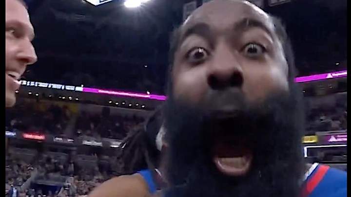 James Harden Unleashes Epic Reaction During Red-Hot Performance in Clippers-Pacers Game James Harden Unleashes Epic Reaction During Red-Hot Performance in Clippers-Pacers Game